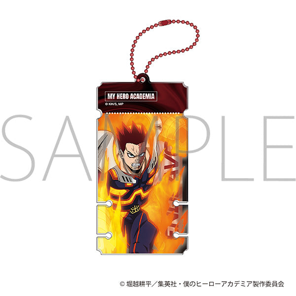 (Goods - Keychain) My Hero Academia Acrylic Code Holder Endeavor
