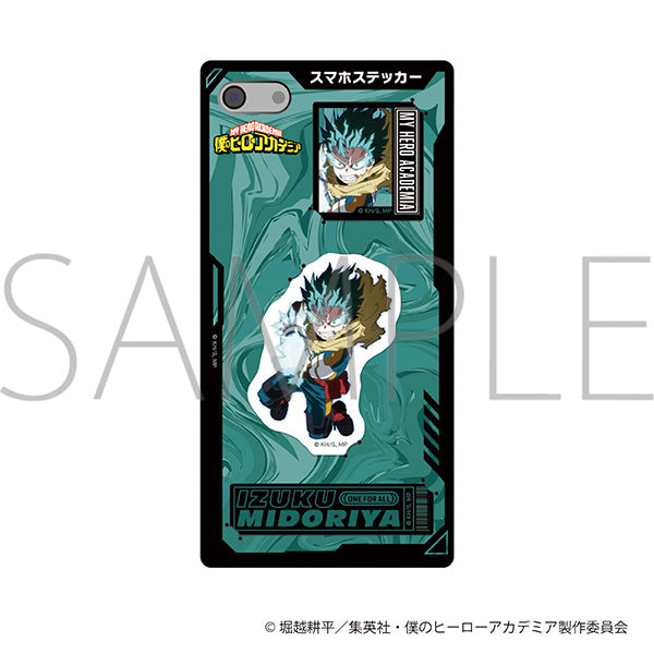 (Goods - Sticker) My Hero Academia Smartphone Sticker Izuku Midoriya