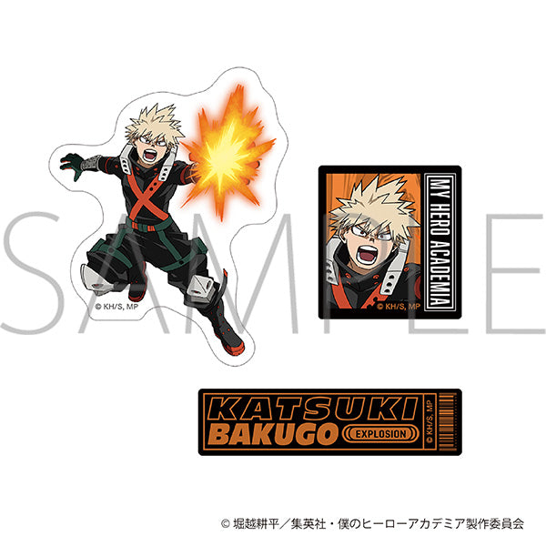 (Goods - Sticker) My Hero Academia Smartphone Sticker Katsuki Bakugo