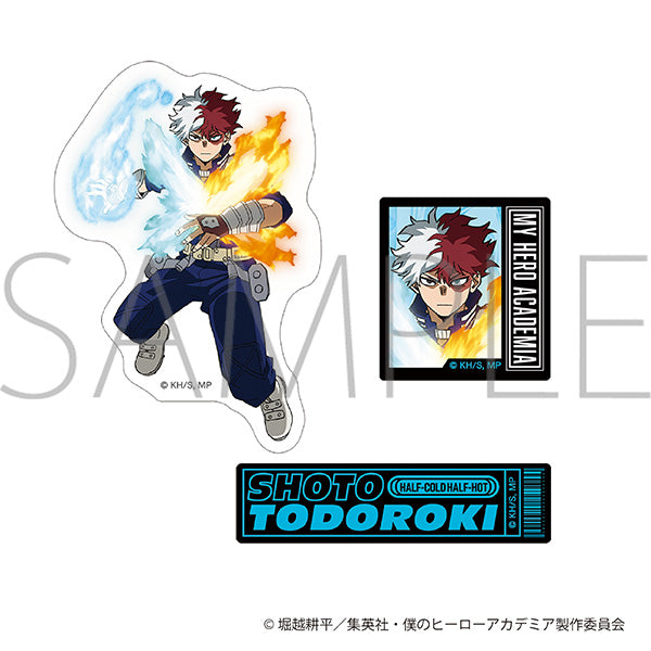 (Goods - Sticker) My Hero Academia Smartphone Sticker Shoto Todoroki