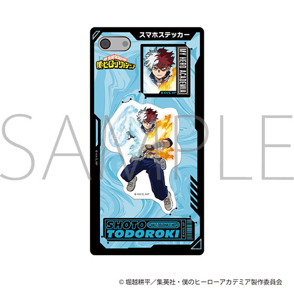 (Goods - Sticker) My Hero Academia Smartphone Sticker Shoto Todoroki