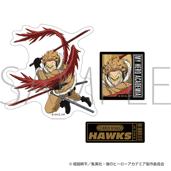 (Goods - Sticker) My Hero Academia Smartphone Sticker Hawks