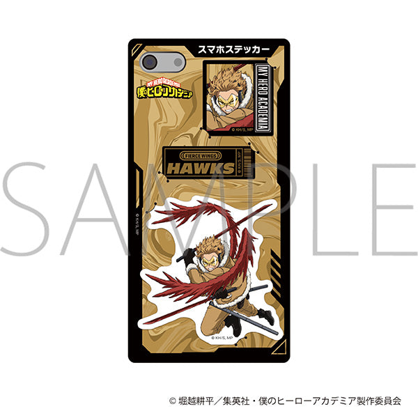 (Goods - Sticker) My Hero Academia Smartphone Sticker Hawks