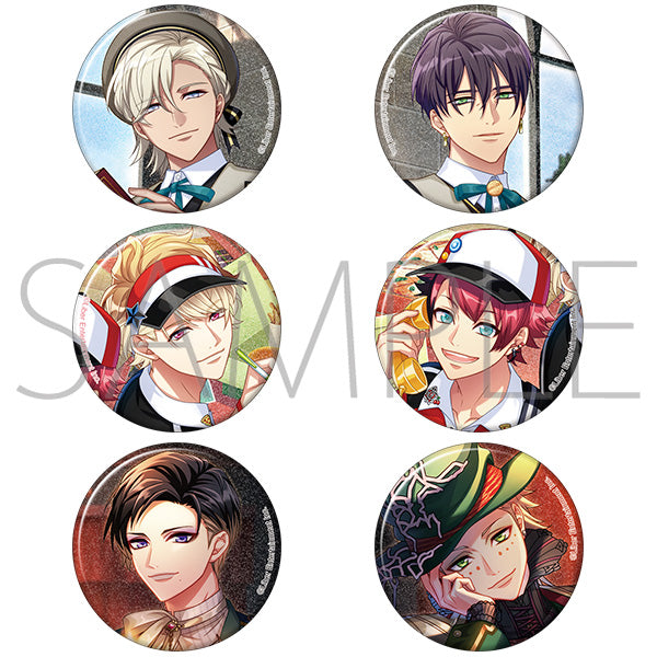 [※Blind](1BOX=6)(Goods - Badge) A3! Chara Badge Collection VELUDO Vol.4