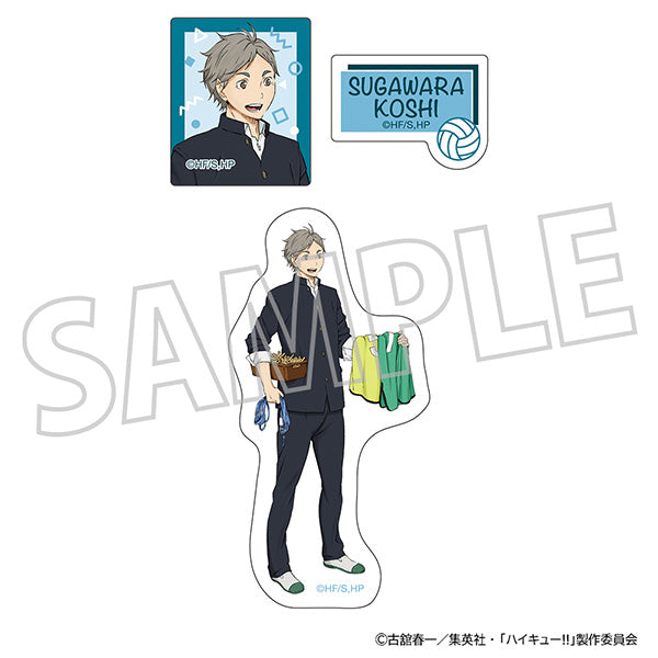 (Goods - Sticker) Haikyu!! Smartphone Sticker Koshi Sugawara