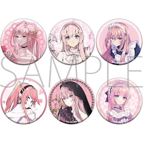 (Goods - Badge) Hatsune Miku Series Iridescent Button Badge Set Megurine Luka