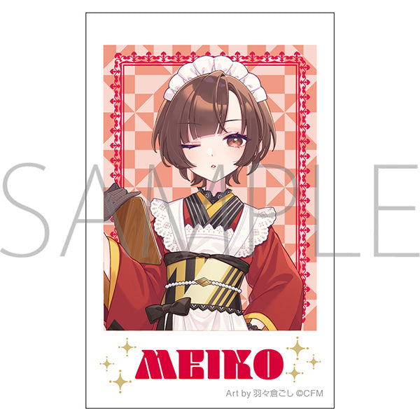 (Goods - Bromide) Hatsune Miku Series Instant Photo Print MEIKO Japanese Cafe Art by Goshi Habakura