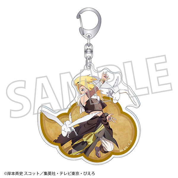 (Goods - Keychain) NARUTO Shippuden Acrylic Keychain Deidara Ninden Boukentan