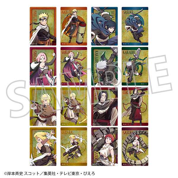 [※Blind](1BOX=8)(Goods - Card) NARUTO Shippuden Iridescent Art Collection Ninden Boukentan