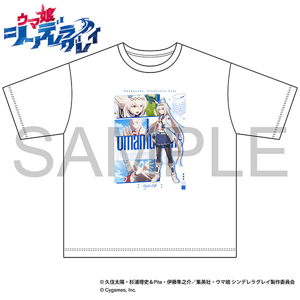(Goods - Shirt) Uma Musume: Cinderella Gray Space A la mode T-shirt Collection Oguri Cap L