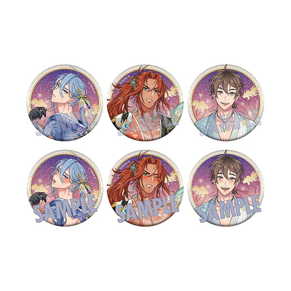 [※Blind](1BOX=6)(Goods - Badge) NU: Carnival Holographic Character Badge Collection Chase the Rainbow