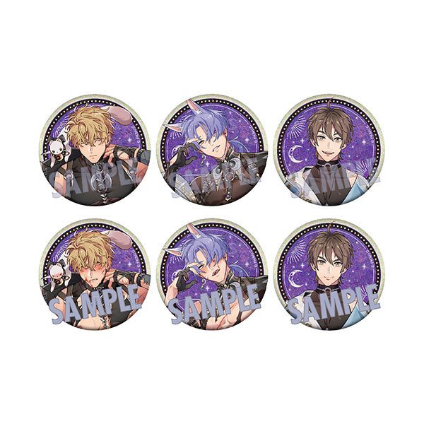 [※Blind](1BOX=6)(Goods - Badge) NU: Carnival Holographic Character Badge Collection Astral Duo