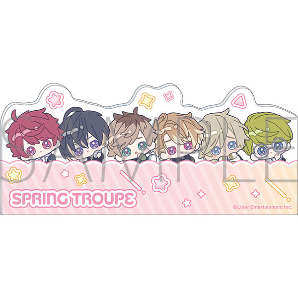 (Goods - Memo Stand) A3! Acrylic Memo Board Spring Troupe (Minipiens)