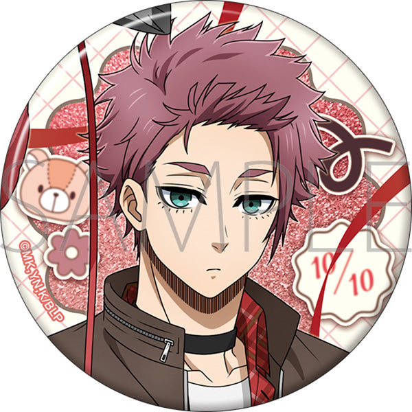 (Goods - Badge) Blue Lock Season 2 Big Glitter Button Badge Sae Itoshi Valentine