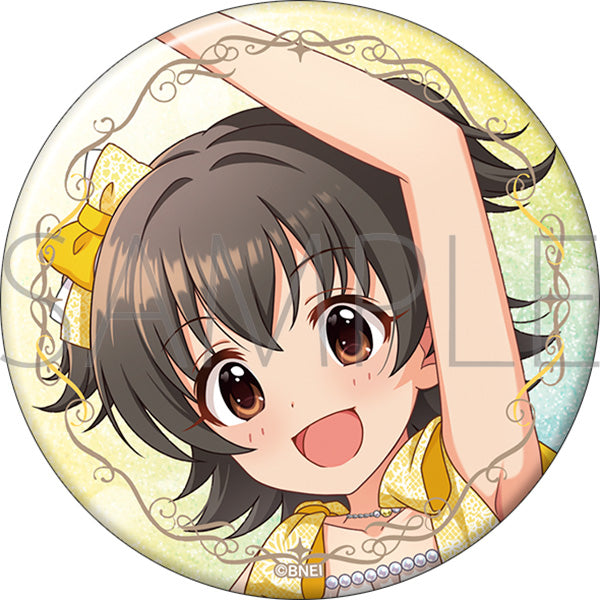 (Goods - Badge) THE IDOLM@STER Cinderella Girls Glitter Button Badge Miria Akagi STARLIGHT ALLIANCE