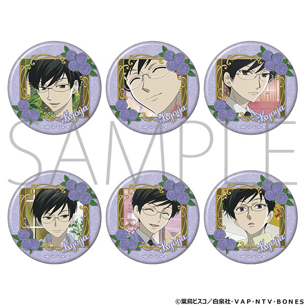 [※Blind](1BOX=6)(Goods - Badge) Ouran High School Host Club Oshi Chara badge collectionsKyoya Ootori