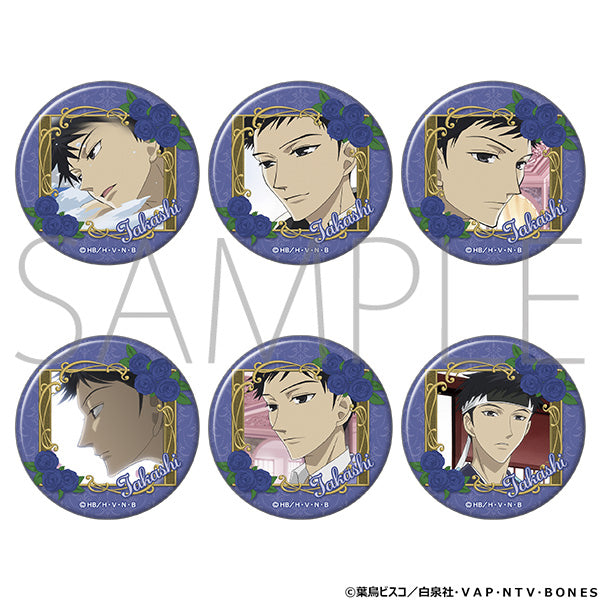 [※Blind](1BOX=6)(Goods - Badge) Ouran High School Host Club Oshi Chara badge collectionsTakashi Morinozuka