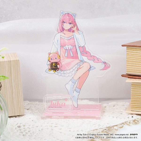 (Goods - Acrylic Stand) Hatsune Miku Series withCAT Acrylic Stand / Megurine Luka