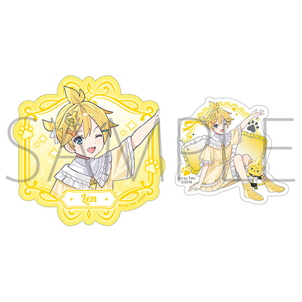 (Goods - Sticker) Hatsune Miku Series withCAT Sticker Set / Kagamine Len