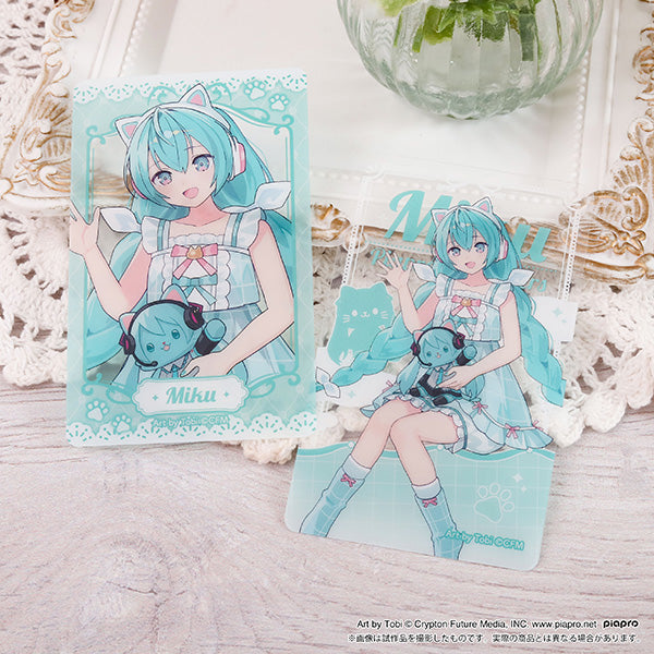 [※Blind](1BOX=6)(Goods - Card) Hatsune Miku Series withCAT Clear Sheet Collection