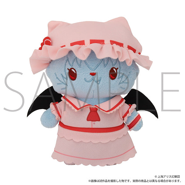 (Goods - Keychain) Touhou Project withCAT Plush With Eye Mask Keychain Remilia Scarlet
