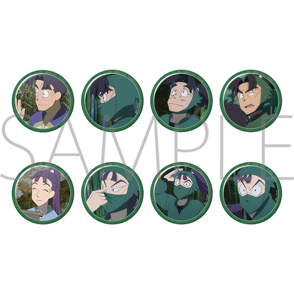 [※Blind](1BOX=8)(Goods - Badge) Nintama Rantaro The Movie Invincible Master of the Dokutake Ninja Monjiro Shioe & Senzo Tachibana Chara Badge Collection
