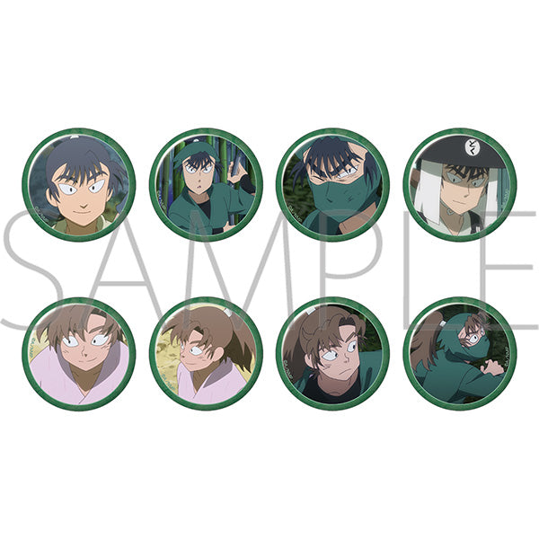 [※Blind](1BOX=8)(Goods - Badge) Nintama Rantaro The Movie Invincible Master of the Dokutake Ninja Tomesaburo Kema & Isaku Zenpoji Chara Badge Collection