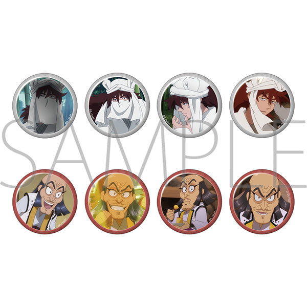 [※Blind](1BOX=8)(Goods - Badge) Nintama Rantaro The Movie Invincible Master of the Dokutake Ninja Tenki & Happousai Hieta Chara Badge Collection