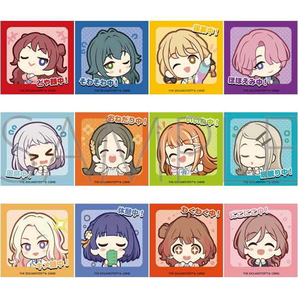 [※Blind](1BOX=6)(Goods - Sticker) Gakuen iDOLM@STER Peta Collection