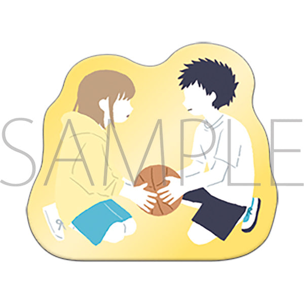 (Goods - Pin Badge) Blue Box Pins Taiki Inomata & Chinatsu Kano A Yuru Palette