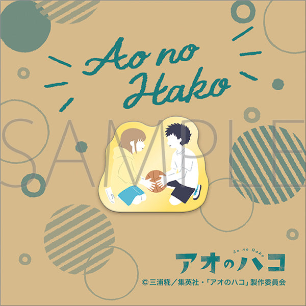 (Goods - Pin Badge) Blue Box Pins Taiki Inomata & Chinatsu Kano A Yuru Palette
