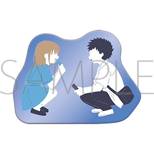 (Goods - Pin Badge) Blue Box Pins Taiki Inomata & Chinatsu Kano B Yuru Palette