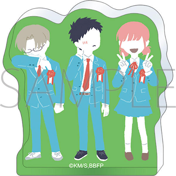 (Goods - Acrylic Stand) Blue Box Korotto Taiki Inomata & Hina Chono & Kyo Kasahara Yuru Palette
