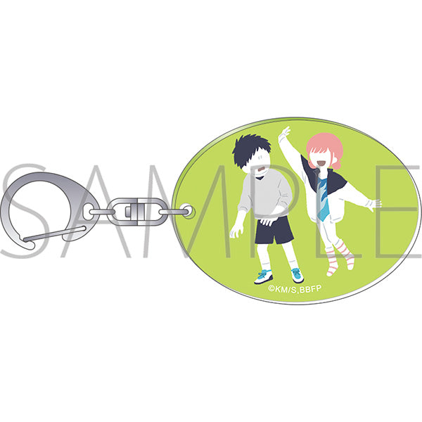 (Goods - Keychain) Blue Box Acrylic Keychain Taiki Inomata & Hina Chono Yuru Palette
