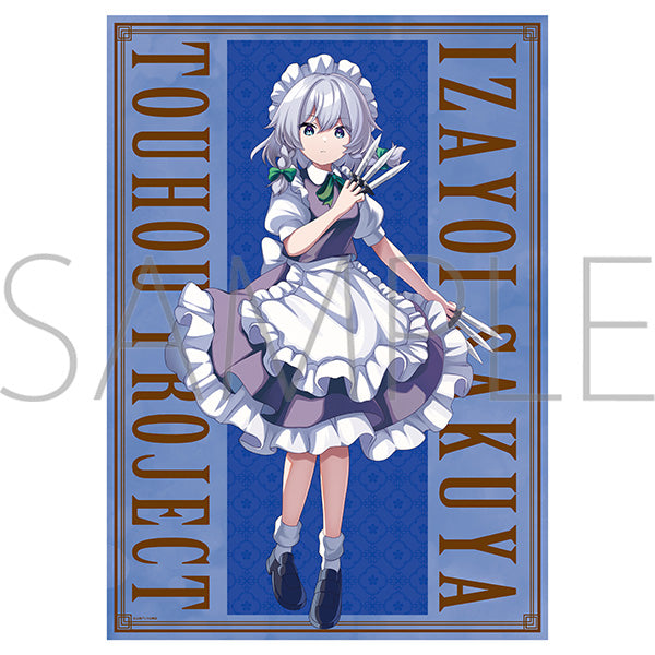 (Goods - Tapestry) Touhou Project Mini Clear Poster Sakuya Izayoi