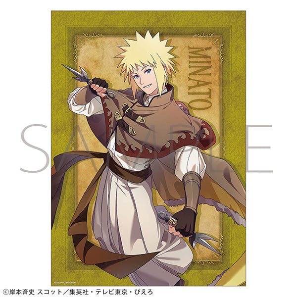 (Goods - Tapestry) NARUTO Shippuden A3 Clear Poster Minato Namikaze Ninden Boukentan