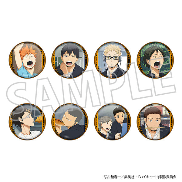 [※Blind](1BOX=8)(Goods - Badge) Haikyu!! Chara Badge Collection Vol. 1