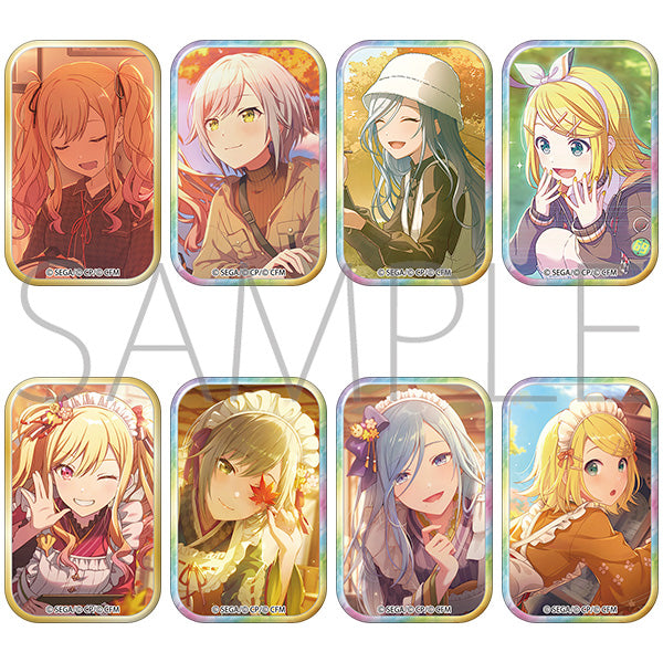 [※Blind](1BOX=8)(Goods - Badge) Hatsune Miku: Colorful Stage! Square Badge Collection Vol.52 B