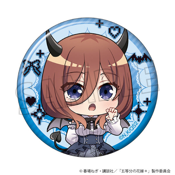 (Goods - Badge) The Quintessential Quintuplets＊ Button Badge (Chibi) Miku Nakano