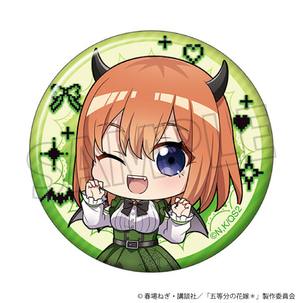 (Goods - Badge) The Quintessential Quintuplets＊ Button Badge (Chibi) Yotsuba Nakano