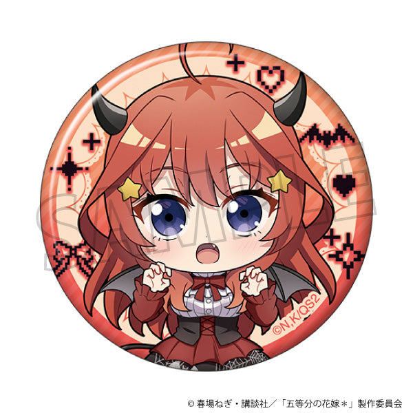 (Goods - Badge) The Quintessential Quintuplets＊ Button Badge (Chibi) Itsuki Nakano