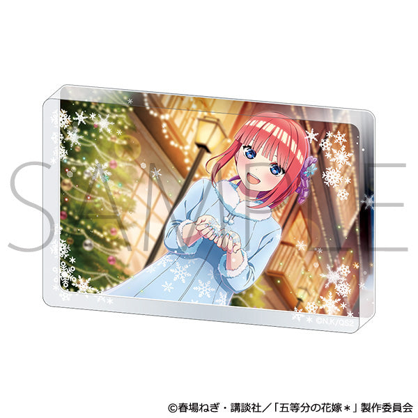 (Goods - Ornament) The Quintessential Quintuplets＊ Acrylic Block (Snowy Christmas) Nino Nakano