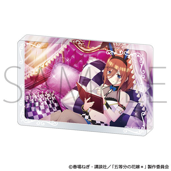 (Goods - Ornament) The Quintessential Quintuplets＊ Acrylic Block (Monochrome Bunny) Miku Nakano