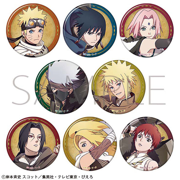 [※Blind](1BOX=8)(Goods - Badge) NARUTO Shippuden Chara Badge Collection Ninden Boukentan