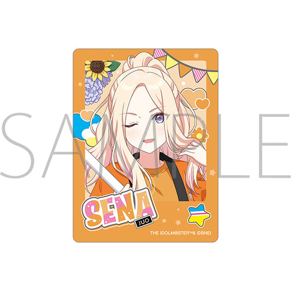 (Goods - Sticker) Gakuen iDOLM@STER Sticker Sena Juo Hatsuboshi School Festival Fair