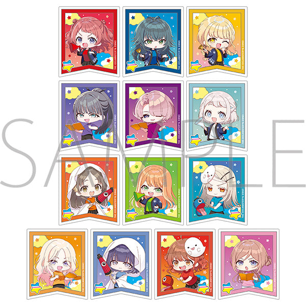 [※Blind](1BOX=7)(Goods - Sticker) Gakuen iDOLM@STER Peta Collection Hatsuboshi School Festival Fair