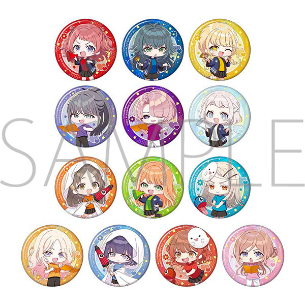 [※Blind](1BOX=13)(Goods - Badge) Gakuen iDOLM@STER Iridescent Chara Badge Collection Hatsuboshi School Festival Fair
