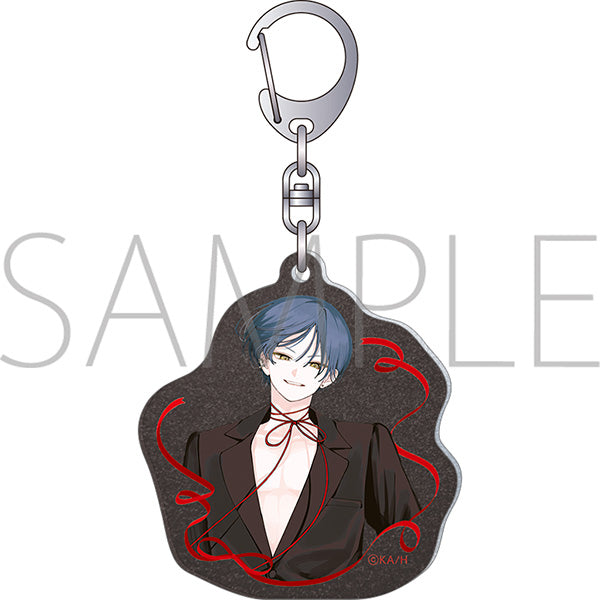 (Goods - Keychain) It Takes More Than a Pretty Face to Fall in Love Glitter Acrylic Keychain Ryo Doigaki