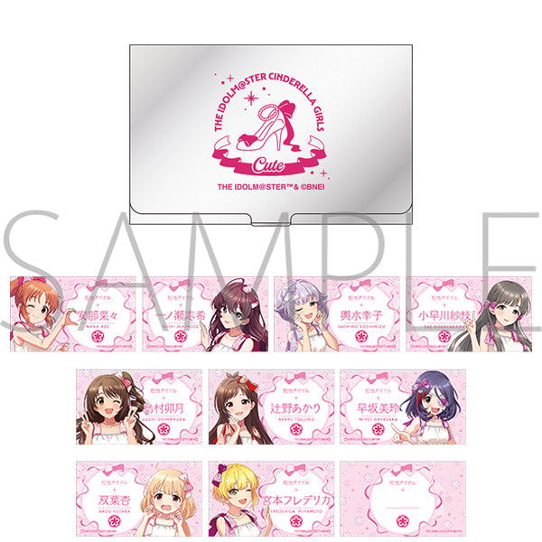 (Goods - Card Case) THE IDOLM@STER Cinderella Girls Business Card Case & Business Card Style Card Set CUTE
