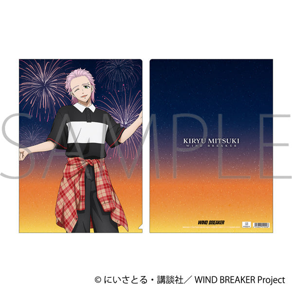 (Goods - Clear File) WIND BREAKER Clear File / Mitsuki Kiryuu Firework